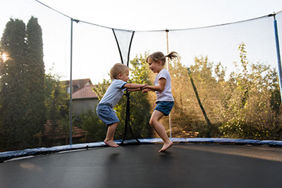 Safety tips for trampolines and other high-risk backyard fun